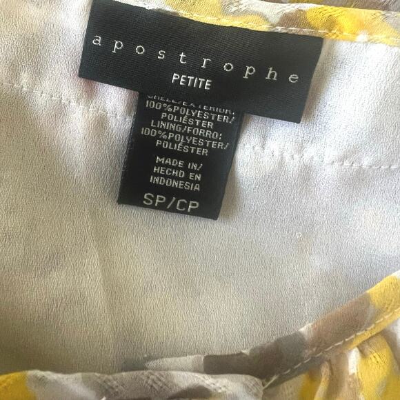 Y2K Womens Apostrophe Petite Blouse S Tiered Cottagecore Boho Feminine Romantic - Picture 5 of 5